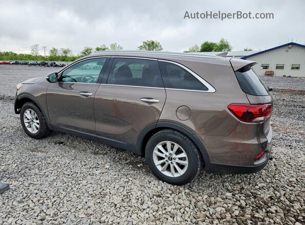 5XYPG4A32KG442012 2019 KIA SORENTO Коричневый Задняя левая четверть