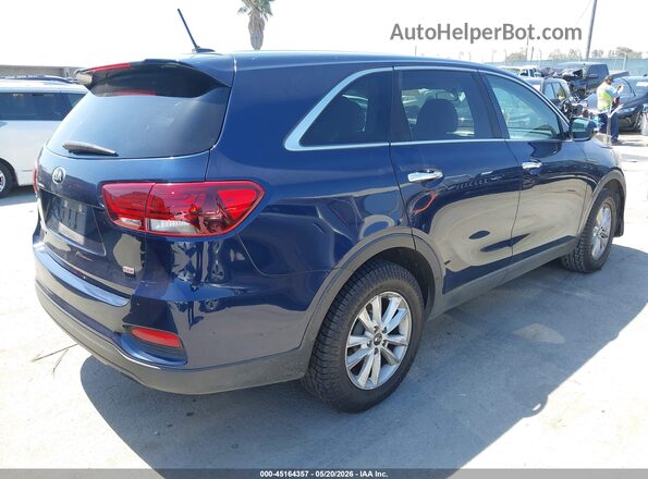 5XYPG4A35KG521965 2019 KIA SORENTO Синий Задняя правая четверть