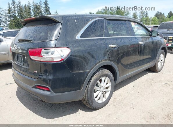 5XYPG4A36GG061237 2016 KIA SORENTO Черный Задняя правая четверть