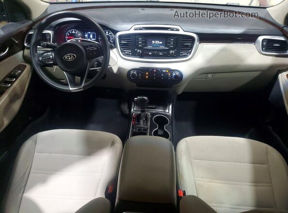 5XYPG4A36GG080581 2016 KIA SORENTO Бордовый Вид панели приборов