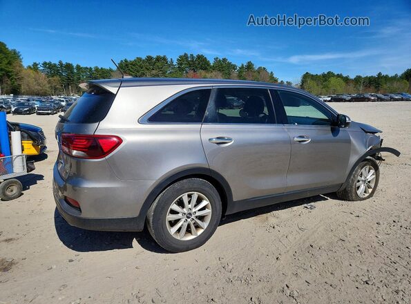 5XYPG4A37KG475085 2019 KIA SORENTO Серый Задняя правая четверть