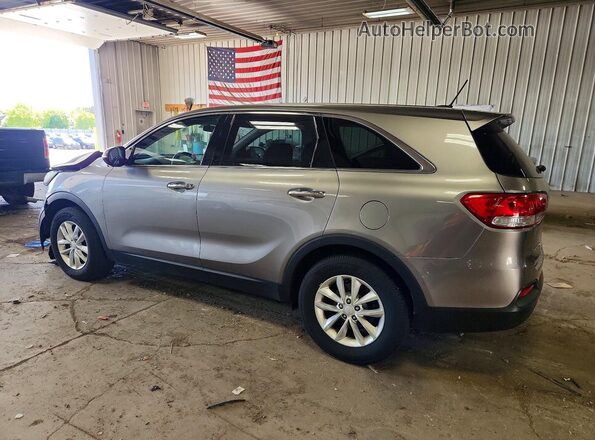 5XYPG4A39GG057733 2016 KIA SORENTO Gray Trasero izquierdo
