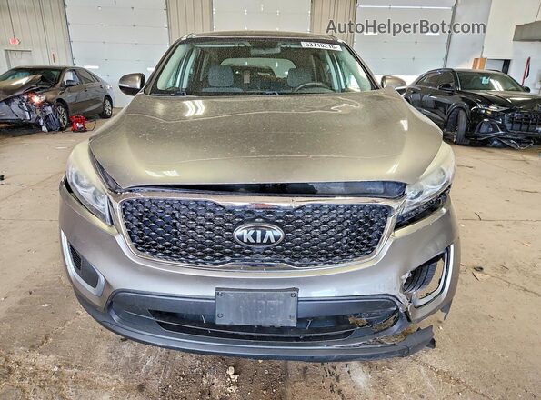 5XYPG4A39GG057733 2016 KIA SORENTO Gray Vista frontal