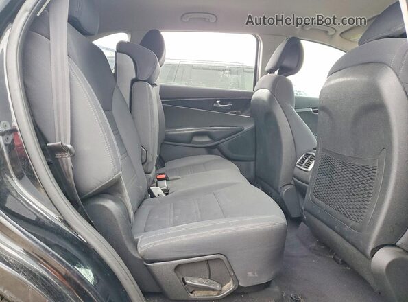 5XYPG4A39GG111144 2016 KIA SORENTO Black Вид задньої частини салону