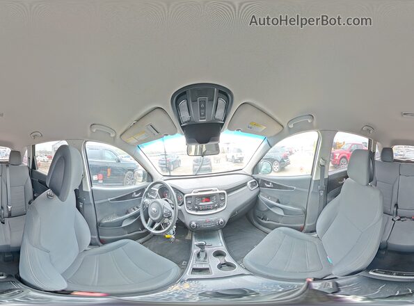 5XYPG4A39GG111144 2016 KIA SORENTO Black Панорамний вид салону 360°