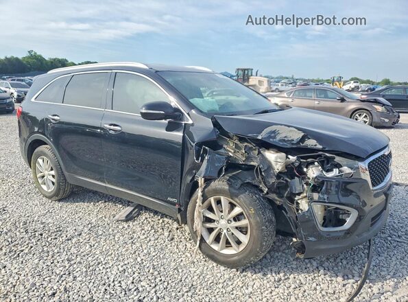 5XYPGDA30GG033174 2016 KIA SORENTO Черный Передняя правая четверть