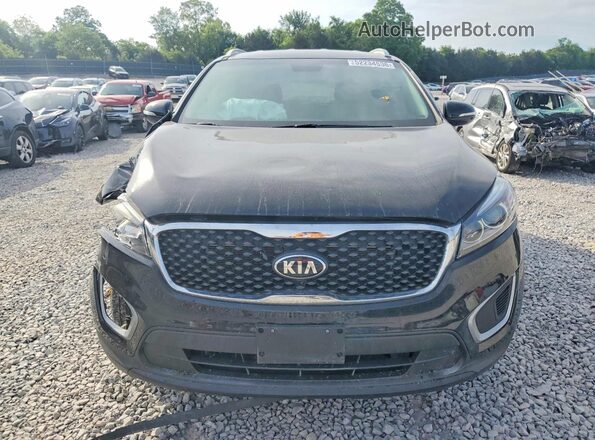 5XYPGDA30GG033174 2016 KIA SORENTO Черный Вид спереди