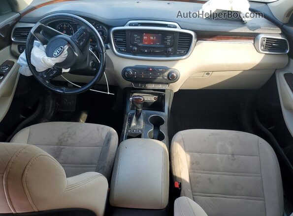 5XYPGDA30GG033174 2016 KIA SORENTO Черный Вид панели приборов