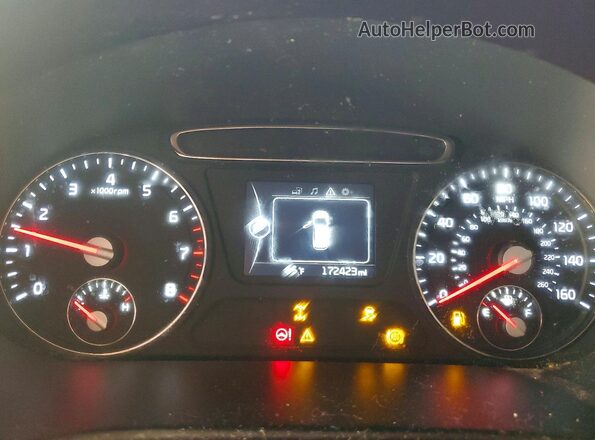 5XYPGDA33HG282991 2017 KIA SORENTO Silver Widok zestawu wskaźników