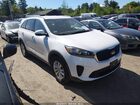 2019 Kia Sorento 2.4l Lx White vin: 5XYPGDA33KG536402