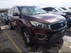 2016 Kia Sorento 2.4l Lx Burgundy vin: 5XYPGDA35GG127518