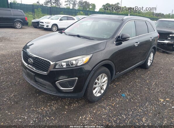 5XYPGDA36GG102689 2016 KIA SORENTO Black Przód lewy