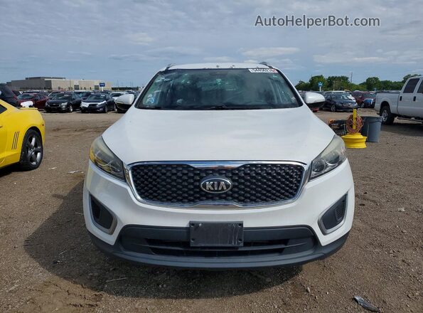 5XYPGDA38GG049512 2016 KIA SORENTO White Вид спереду