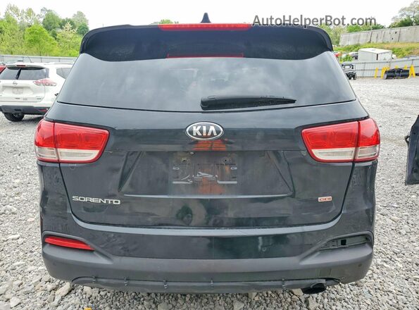 5XYPGDA38GG078654 2016 KIA SORENTO Black Widok z tyłu