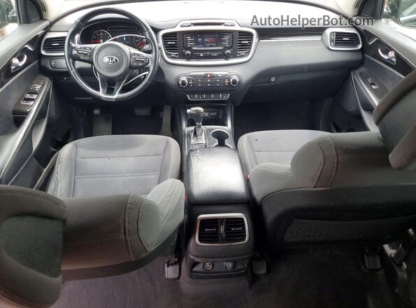 5XYPGDA38GG078654 2016 KIA SORENTO Black Widok deski rozdzielczej