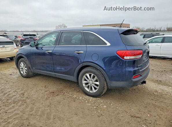 5XYPGDA38HG259822 2017 KIA SORENTO Синий Задняя левая четверть