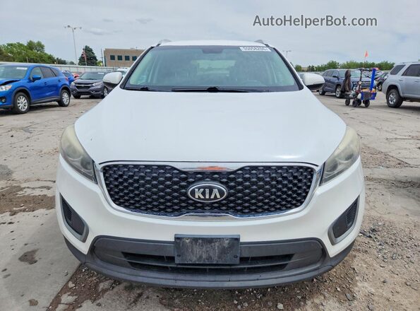 5XYPGDA3XGG025986 2016 KIA SORENTO White Widok z przodu