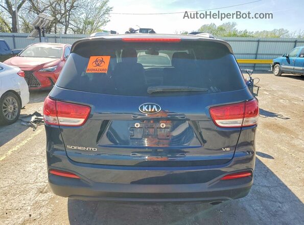 5XYPGDA50HG319528 2017 KIA SORENTO Синий Вид сзади
