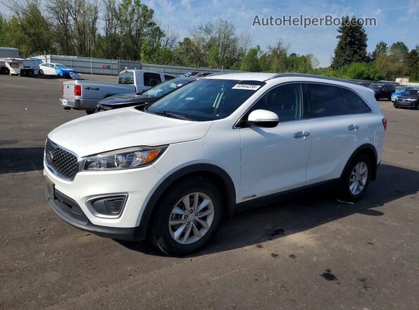 5XYPGDA52GG025532 2016 KIA SORENTO Белый Передняя левая четверть