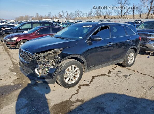5XYPGDA53GG104479 2016 KIA SORENTO Black Vista tres cuartos delantera izquierda