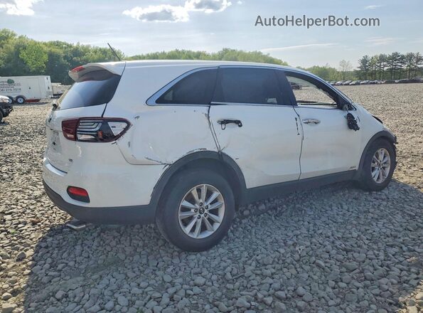5XYPGDA54KG547054 2019 KIA SORENTO Белый Задняя правая четверть