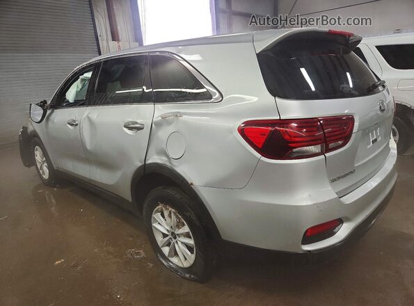 5XYPGDA55KG562002 2019 KIA SORENTO Silver Tył lewy