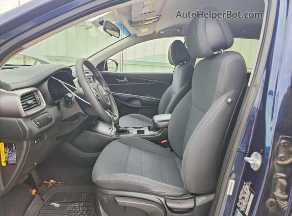 5XYPGDA58GG002854 2016 KIA SORENTO Blue Vista interior delantera