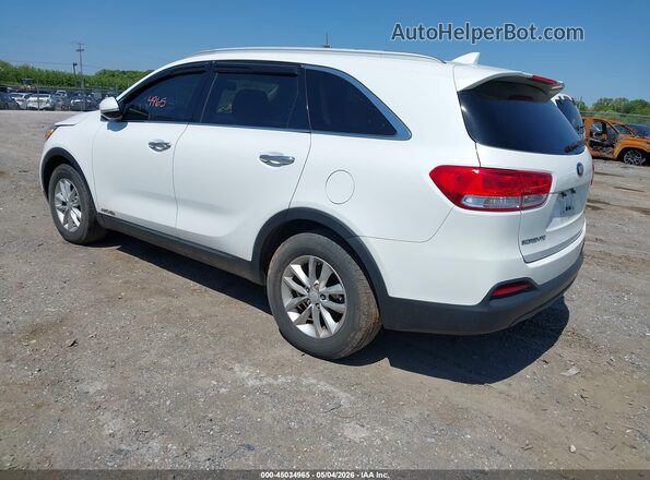 5XYPGDA58GG003180 2016 KIA SORENTO Белый Задняя левая четверть