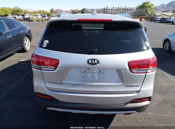 5XYPH4A12GG056578 2016 KIA SORENTO Серебряный 