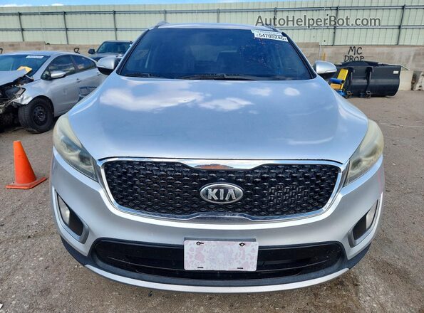 5XYPH4A13GG027610 2016 KIA SORENTO Silver Vista frontal