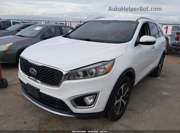 5XYPH4A14HG244584 2017 KIA SORENTO Белый Передняя левая четверть