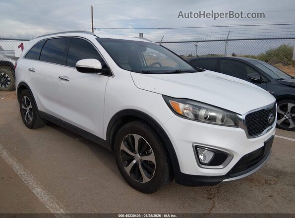5XYPH4A14HG244584 2017 KIA SORENTO Белый Передняя правая четверть