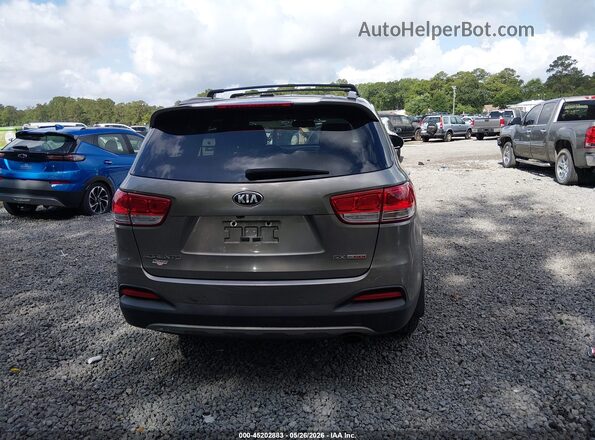 5XYPH4A15GG185477 2016 KIA SORENTO Коричневый 