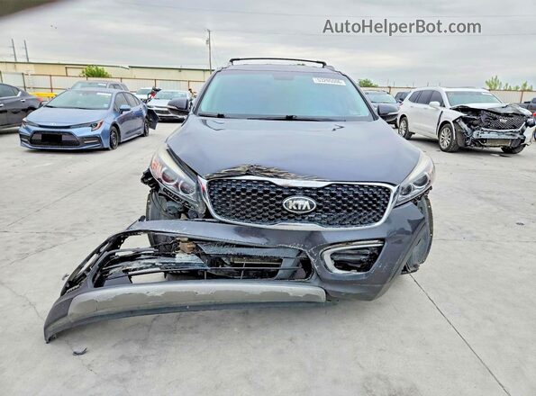 5XYPH4A15HG192155 2017 KIA SORENTO Серый Вид спереди