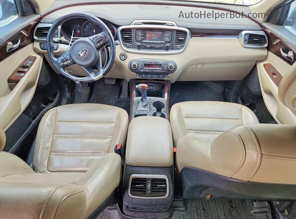 5XYPH4A17GG138533 2016 KIA SORENTO Белый Вид панели приборов