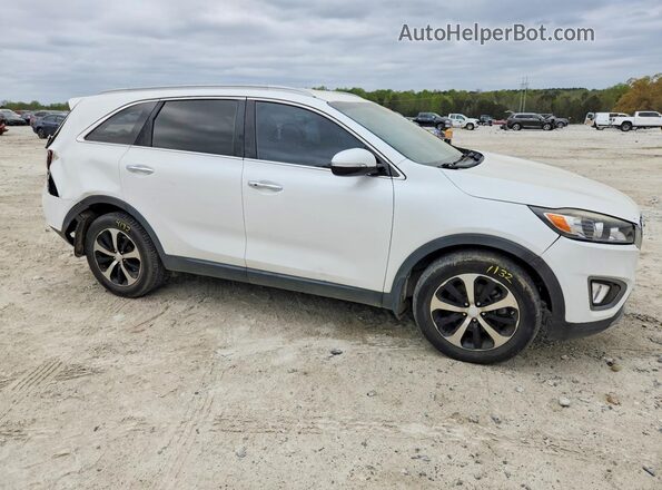 5XYPH4A17GG138533 2016 KIA SORENTO Белый Передняя правая четверть