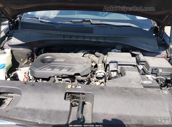 5XYPH4A17HG280737 2017 KIA SORENTO Бордовый Вид сзади