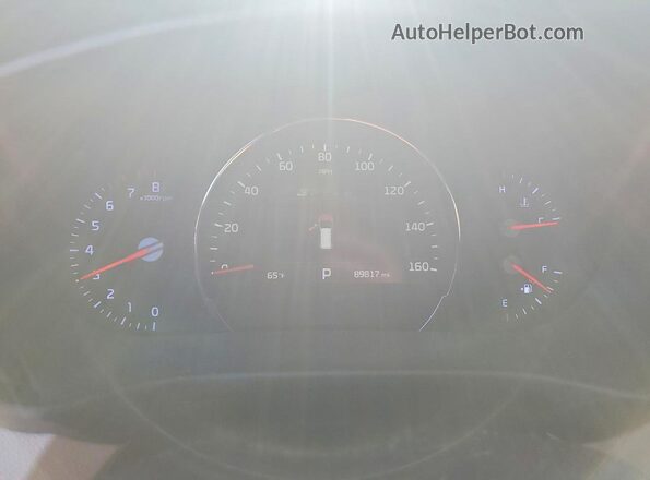 5XYPH4A19GG155138 2016 KIA SORENTO Black Instrument cluster view