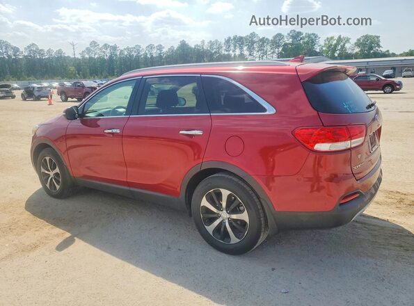 5XYPH4A19HG190165 2017 KIA SORENTO Red Tył lewy