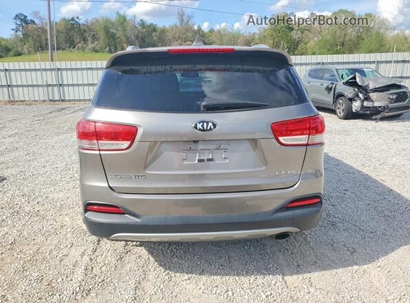 5XYPH4A50GG153751 2016 KIA SORENTO Серый Вид сзади