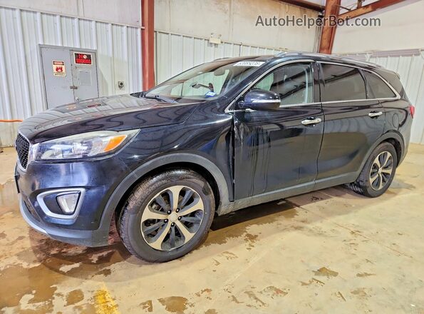 5XYPH4A52JG411646 2018 KIA SORENTO Черный Передняя левая четверть