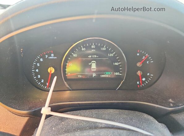 5XYPH4A54LG656029 2020 KIA SORENTO Серый Вид щитка приборов