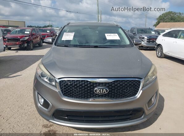 5XYPH4A55GG146763 2016 KIA SORENTO Серебряный Вид щитка приборов