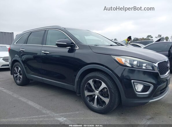 5XYPH4A59GG160939 2016 KIA SORENTO Черный Вид спереди