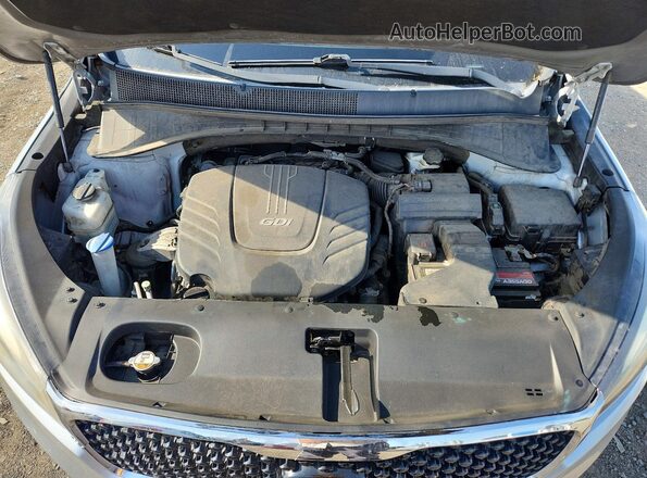 5XYPH4A59HG324434 2017 KIA SORENTO Серебряный Панорамный вид салона 360°