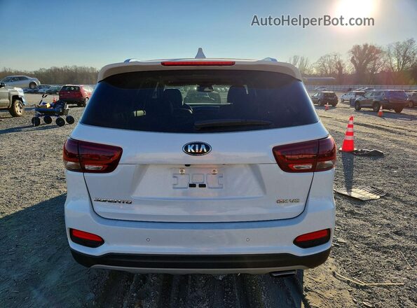 5XYPH4A59KG503449 2019 KIA SORENTO White Widok z tyłu