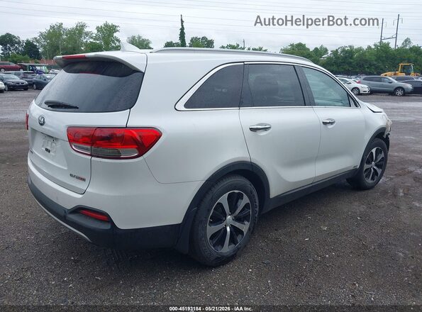 5XYPHDA14HG221533 2017 KIA SORENTO Белый Задняя правая четверть