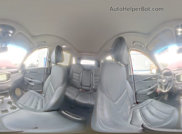 5XYPHDA16GG114854 2016 KIA SORENTO Бордовый Панорамный вид салона 360°