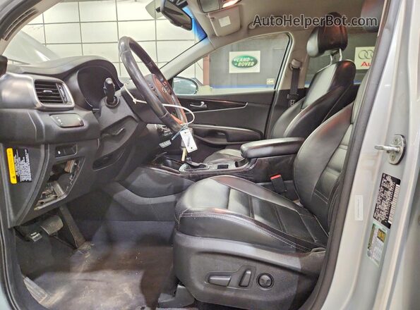 5XYPHDA19GG038580 2016 KIA SORENTO Silver წინა სალონის ხედი