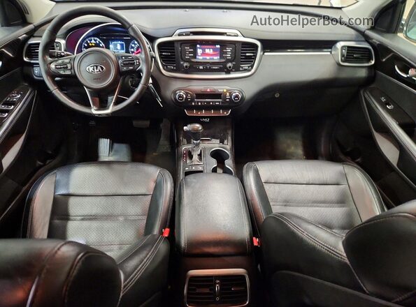 5XYPHDA19GG038580 2016 KIA SORENTO Silver წინა პანელის ხედი